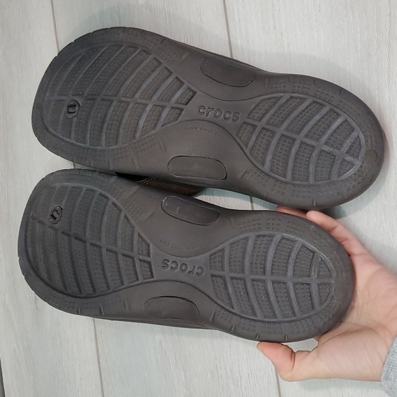 Crocs Mens Comfort Outdoor Rubber Thong Sandals Flats shoes sz 12 - Picture 10 of 10